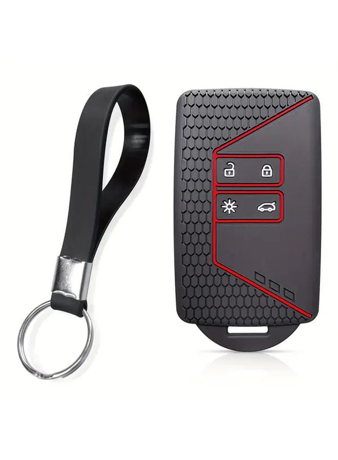 Black Key Case Cover For Renault Captur Arkana Kadjar Koleos Megane Austral Zoe Clio Dacia Sandero - Image 5
